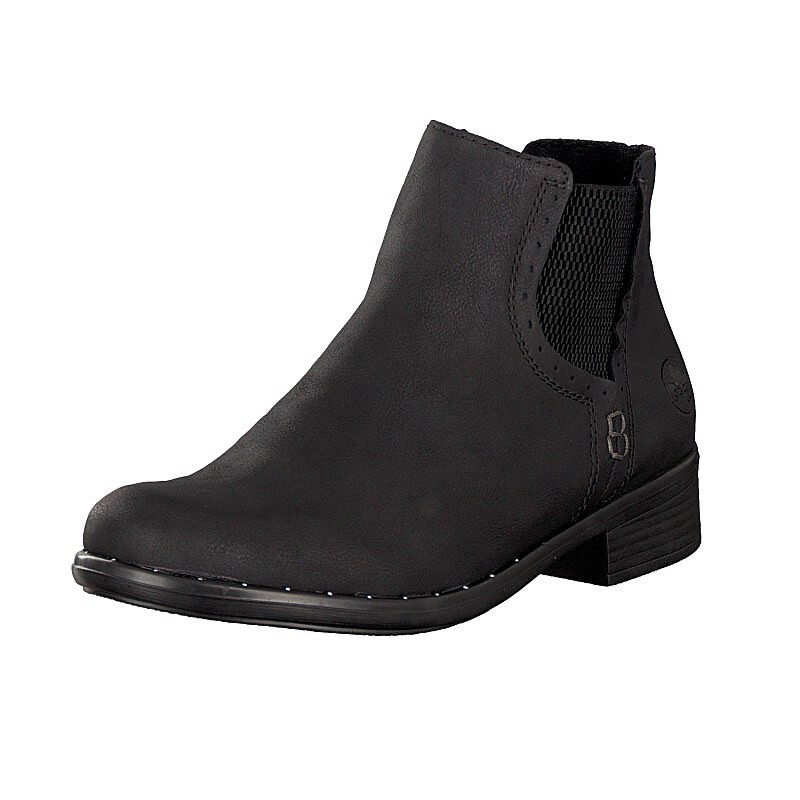 Botins Rieker 77872-00 Para Mulher - Pretas